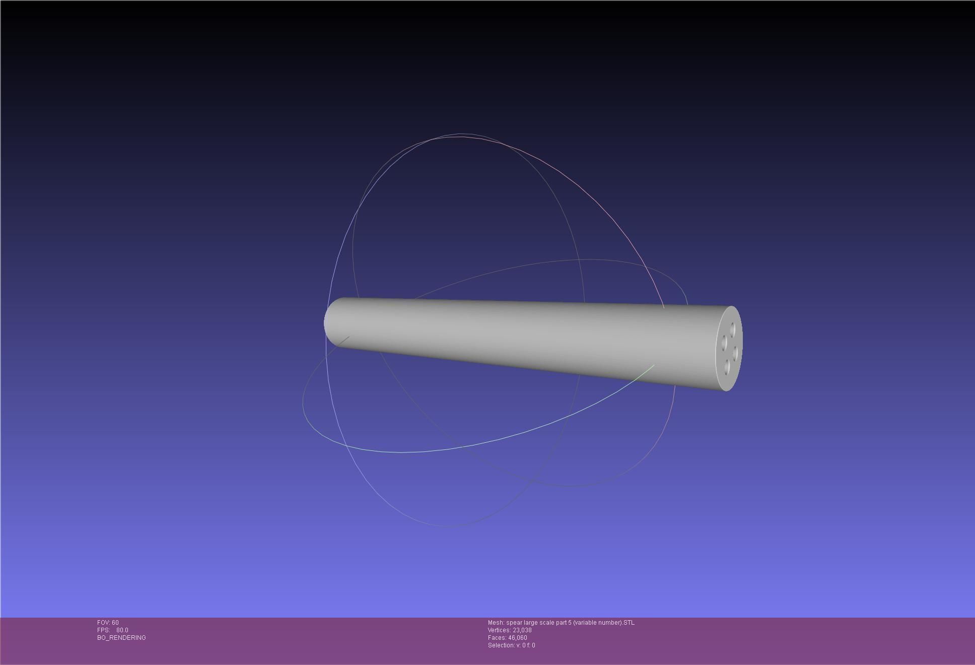 Fate Achilles Spear Printable Assembly 3D print model_115