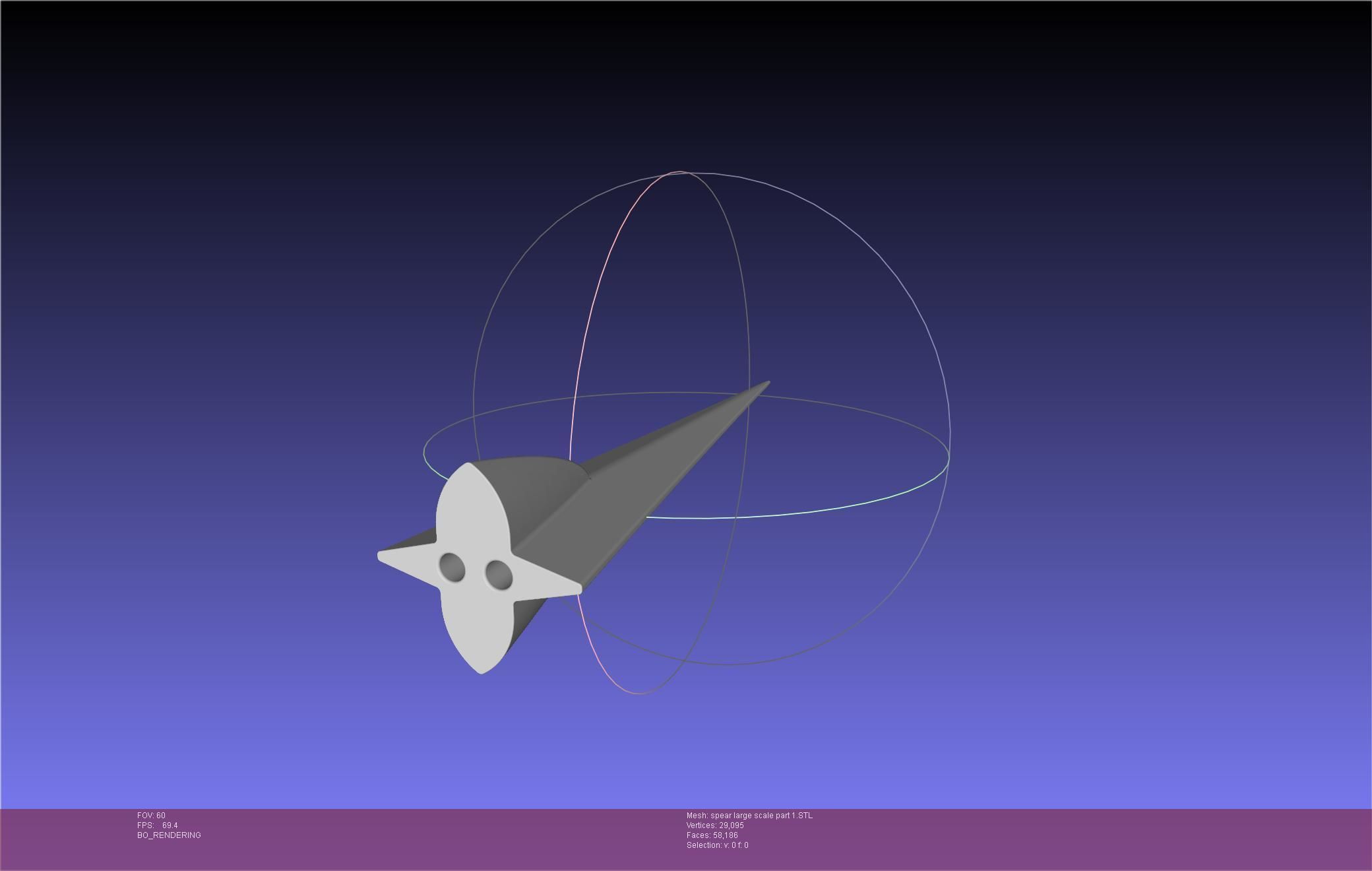 Fate Achilles Spear Printable Assembly 3D print model_79