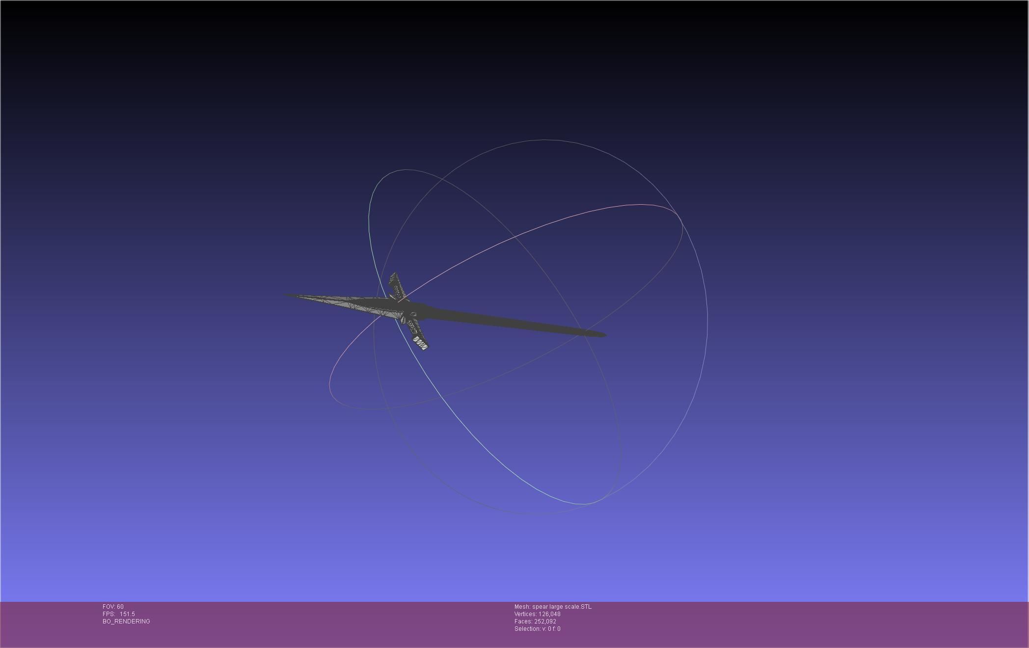 Fate Achilles Spear Printable Assembly 3D print model_71