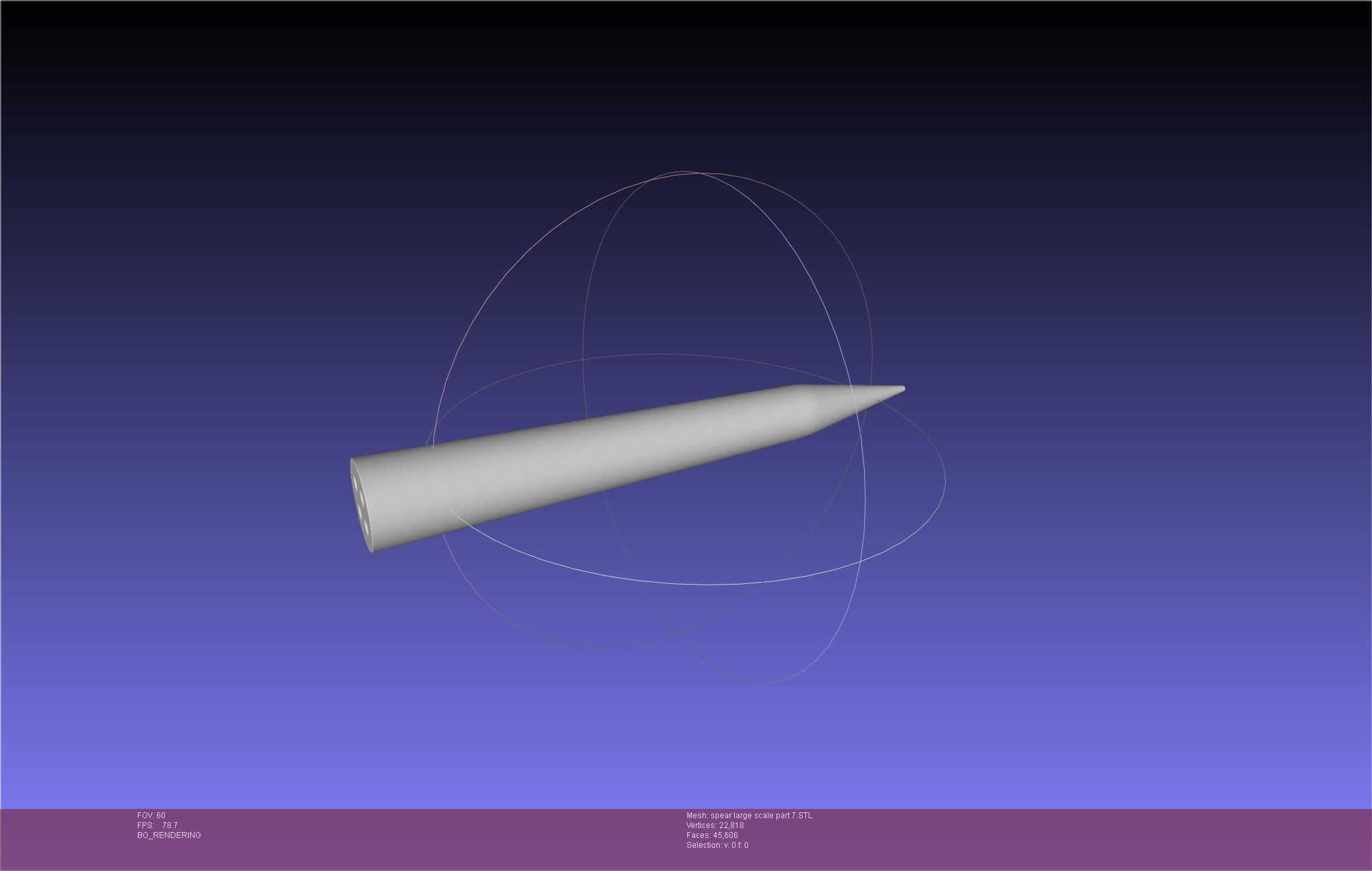 Fate Achilles Spear Printable Assembly 3D print model_122