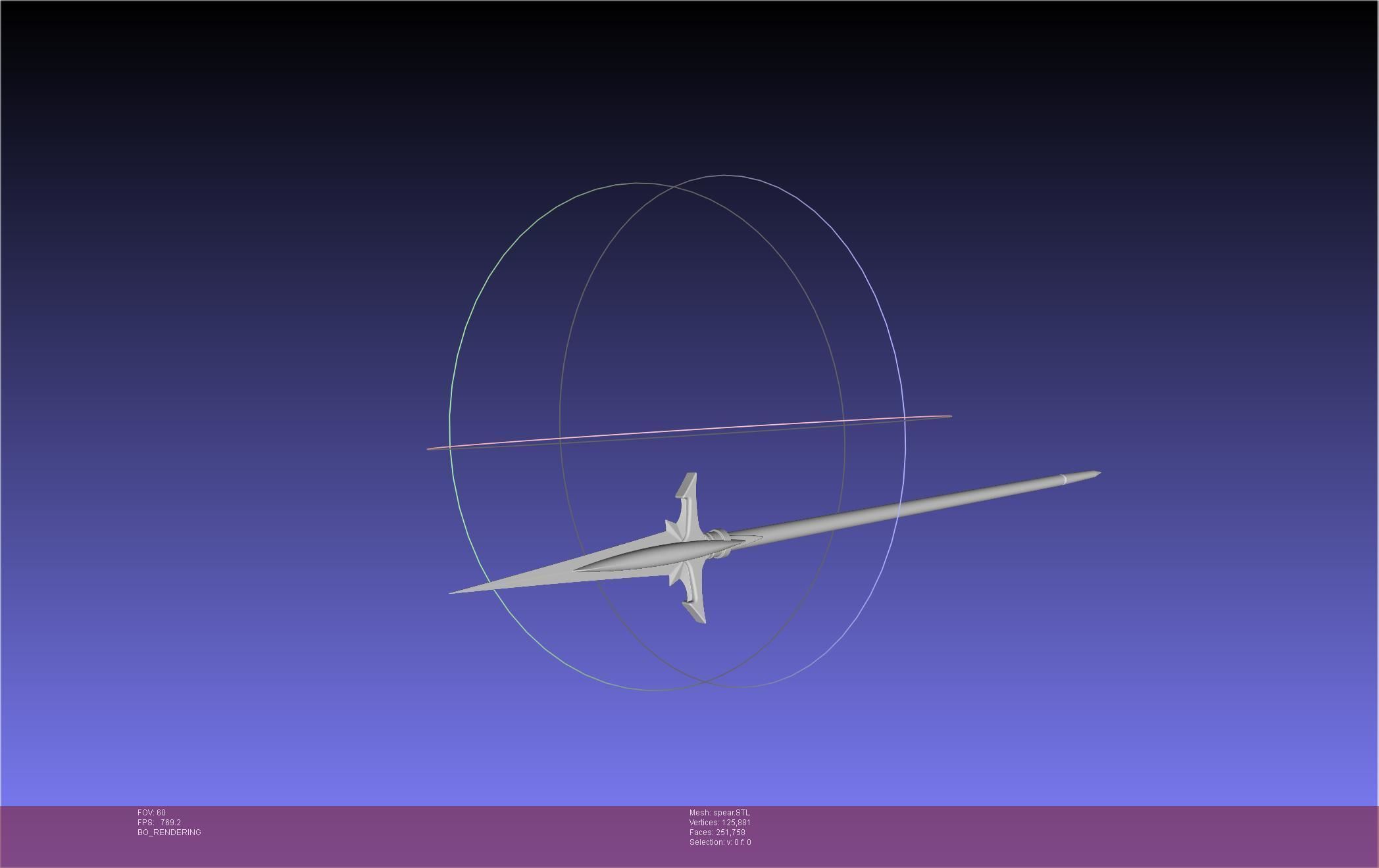 Fate Achilles Spear Printable Assembly 3D print model_18