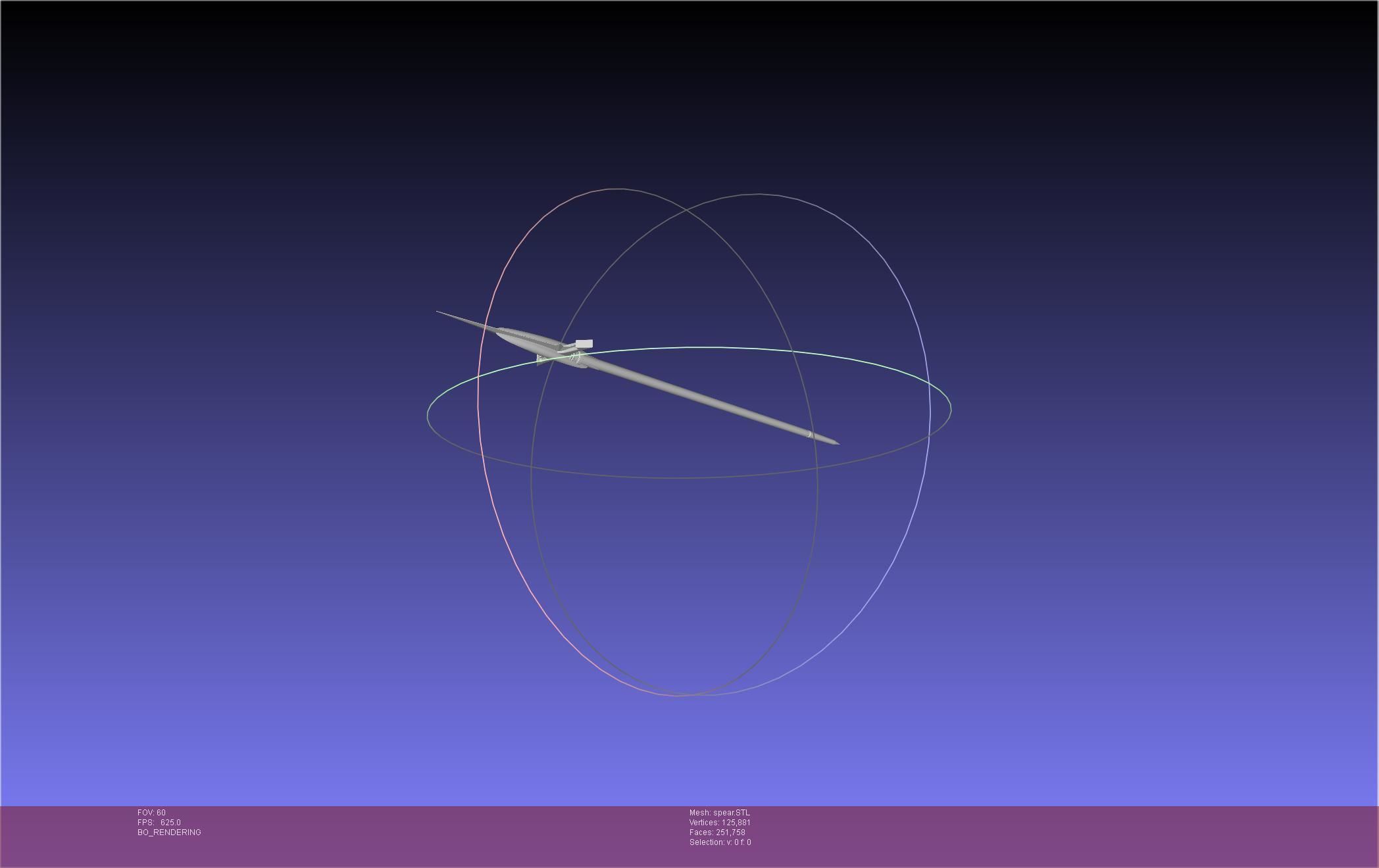 Fate Achilles Spear Printable Assembly 3D print model_13