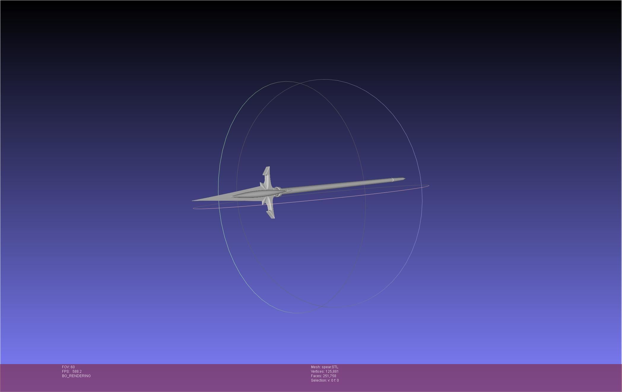 Fate Achilles Spear Printable Assembly 3D print model_17