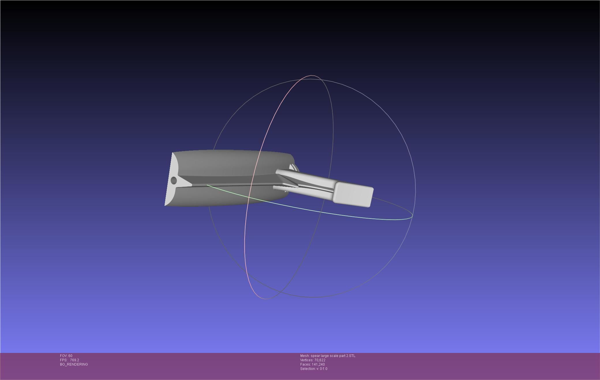 Fate Achilles Spear Printable Assembly 3D print model_91