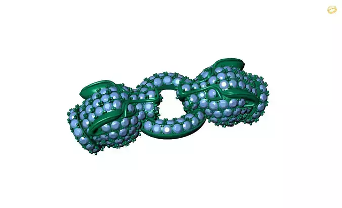 Bracelet tiger 3D print model