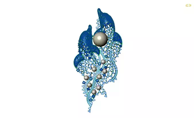 brooches pins dolphin