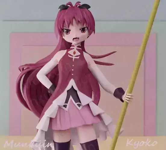 Kyoko Sakura Fan Art 3D print model