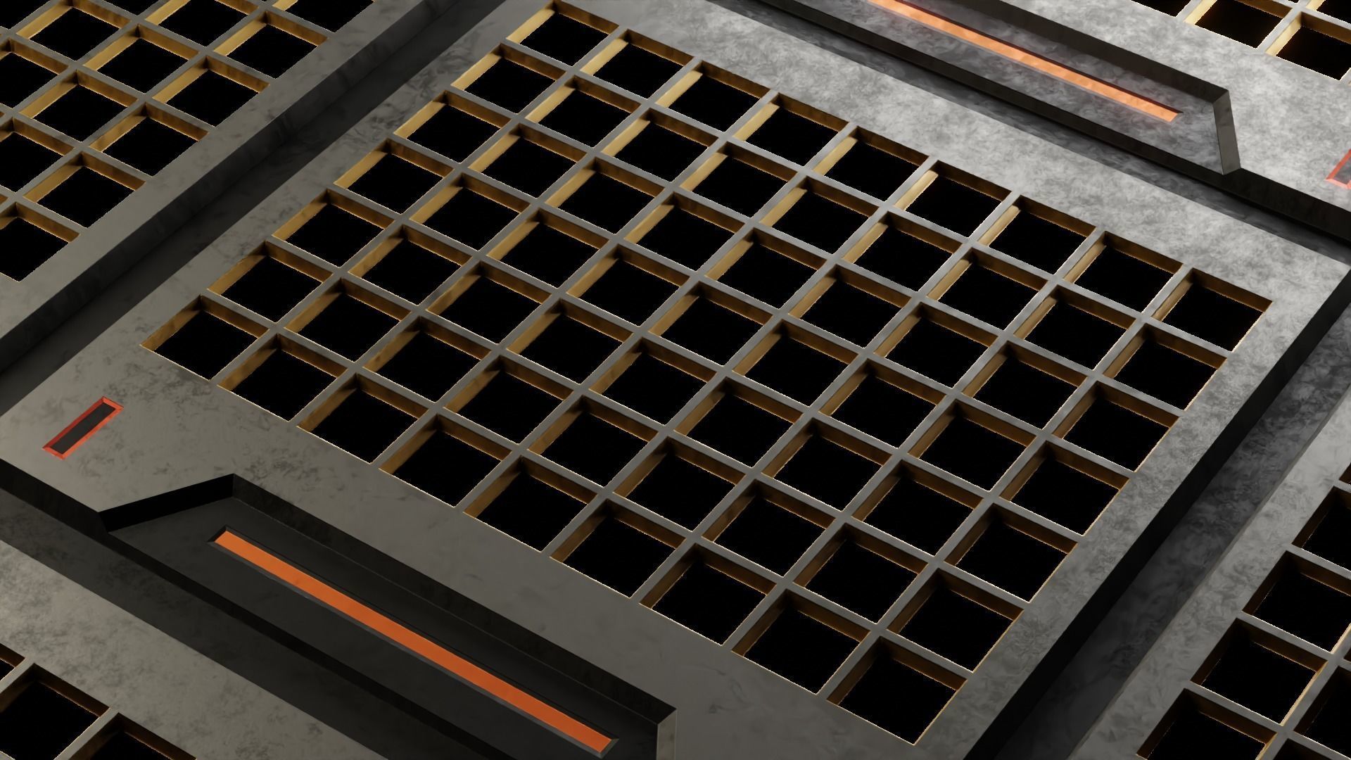 40 Simple Procedural Sci-Fi Shaders Pack - 1 3D model_12