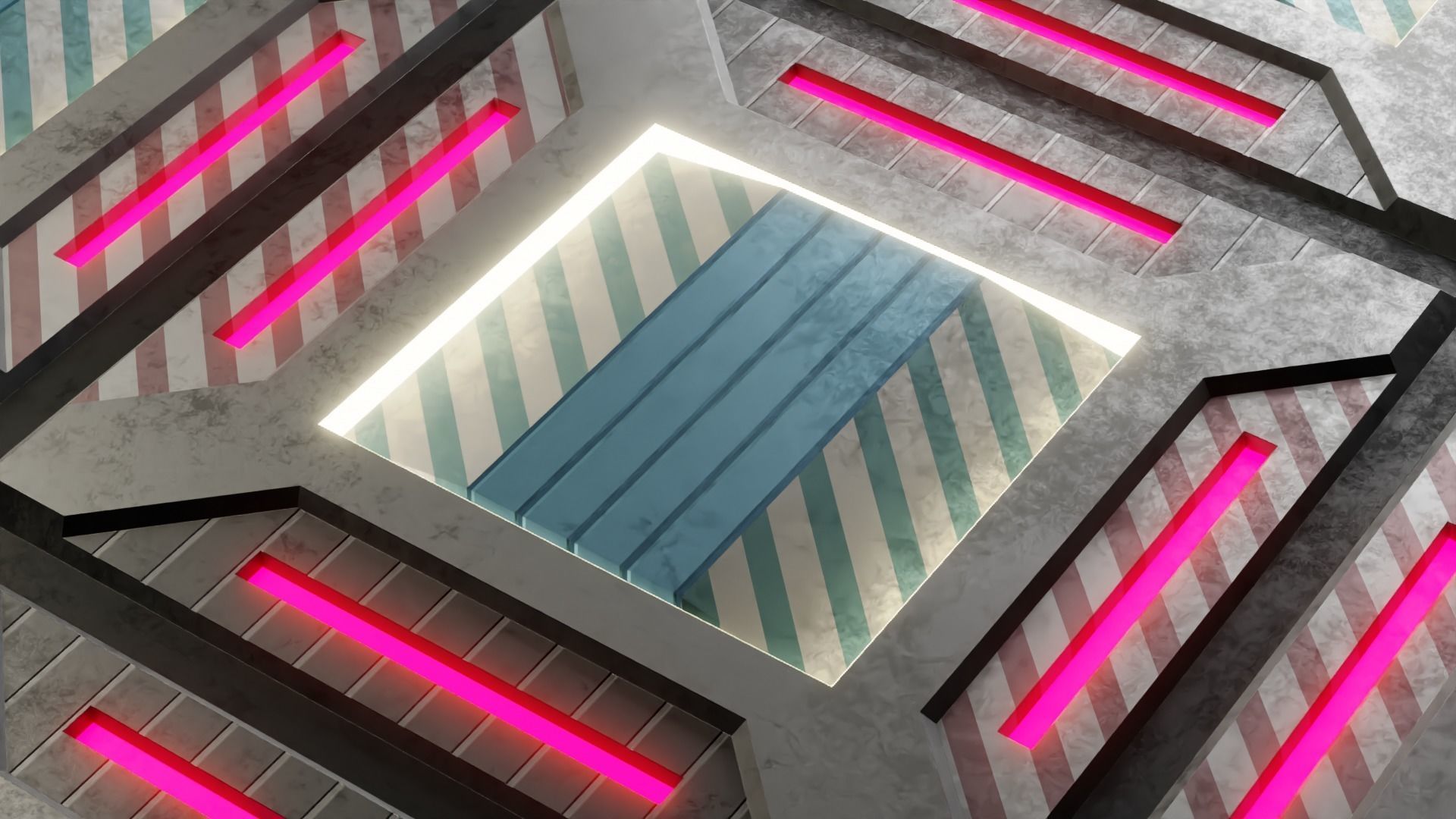 40 Simple Procedural Sci-Fi Shaders Pack - 1 3D model_30