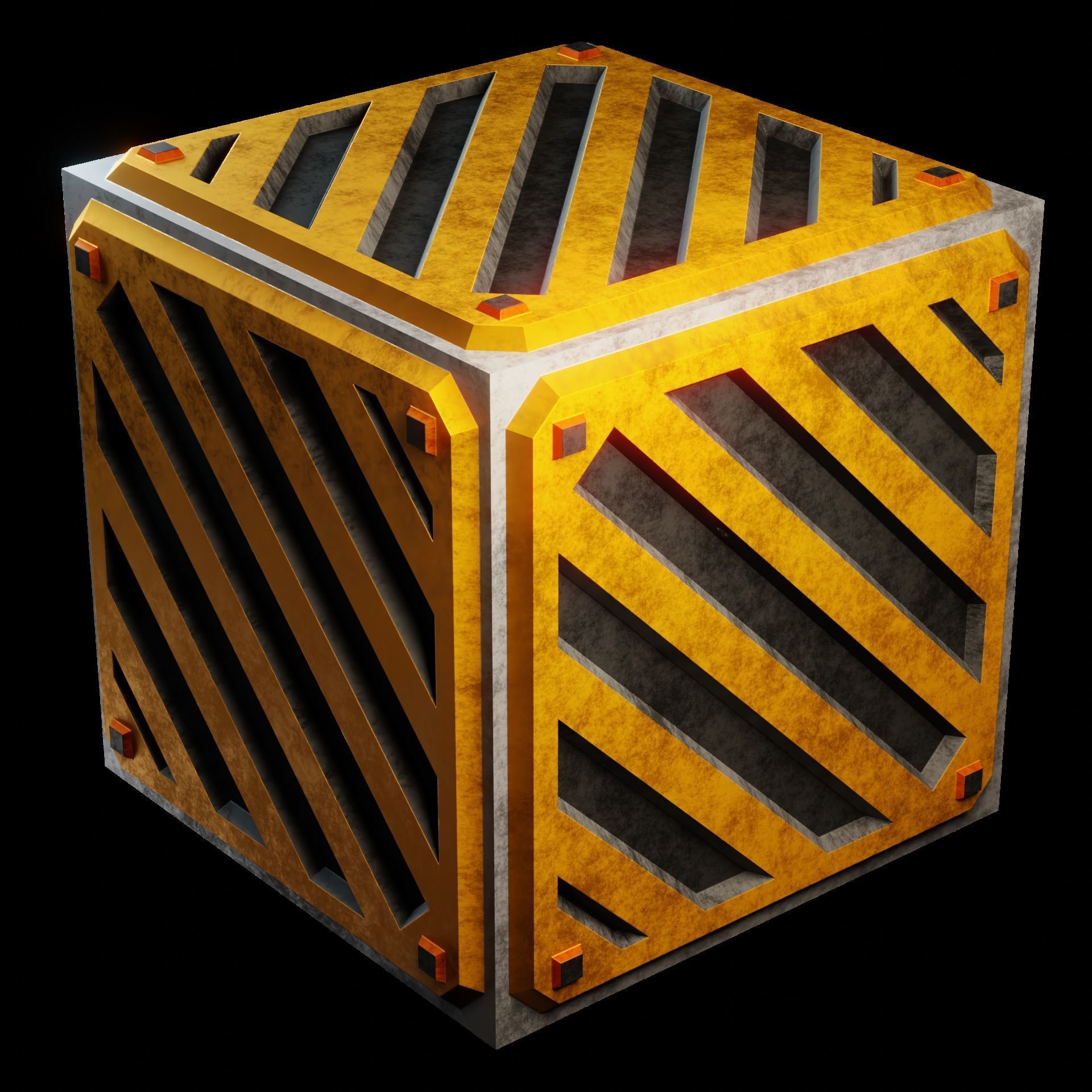 40 Simple Procedural Sci-Fi Shaders Pack - 1 3D model_63