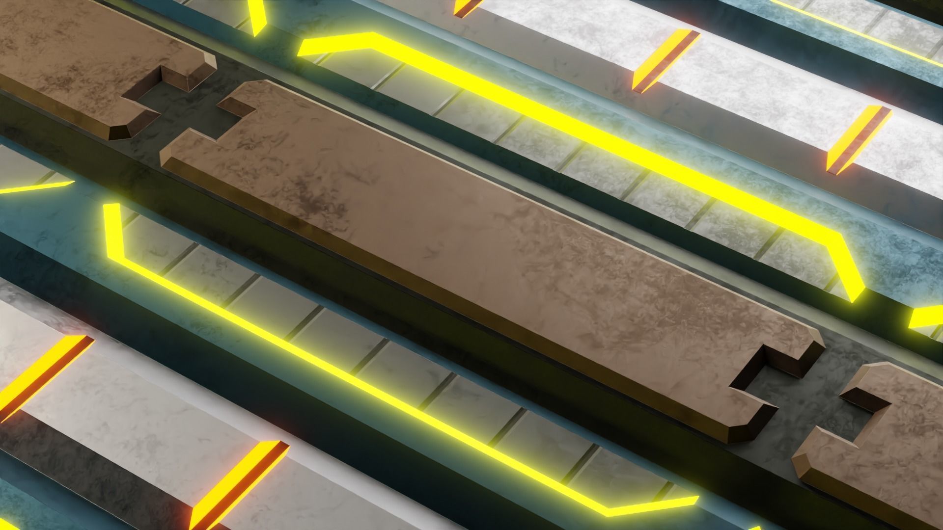 40 Simple Procedural Sci-Fi Shaders Pack - 1 3D model_32