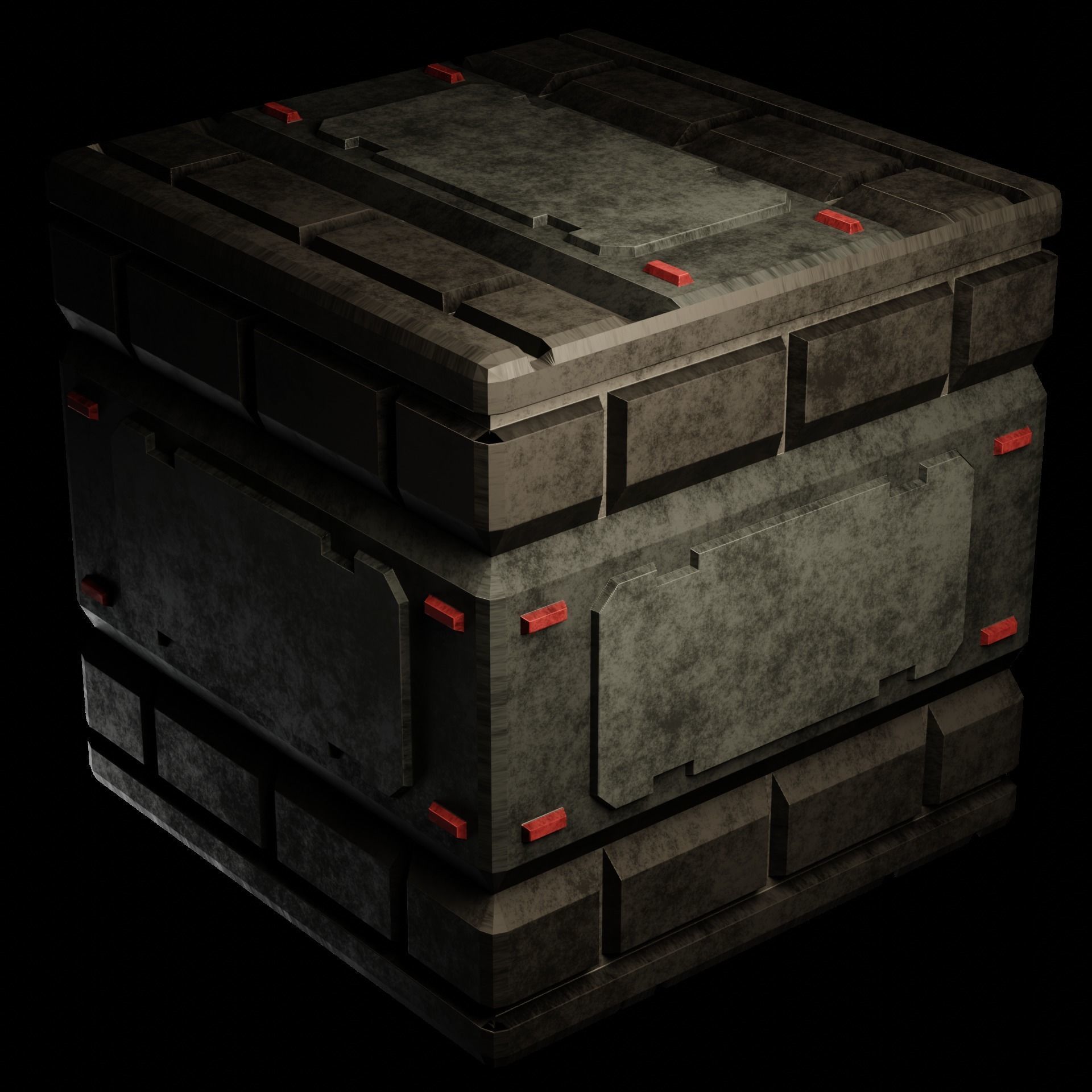 40 Simple Procedural Sci-Fi Shaders Pack - 1 3D model_71