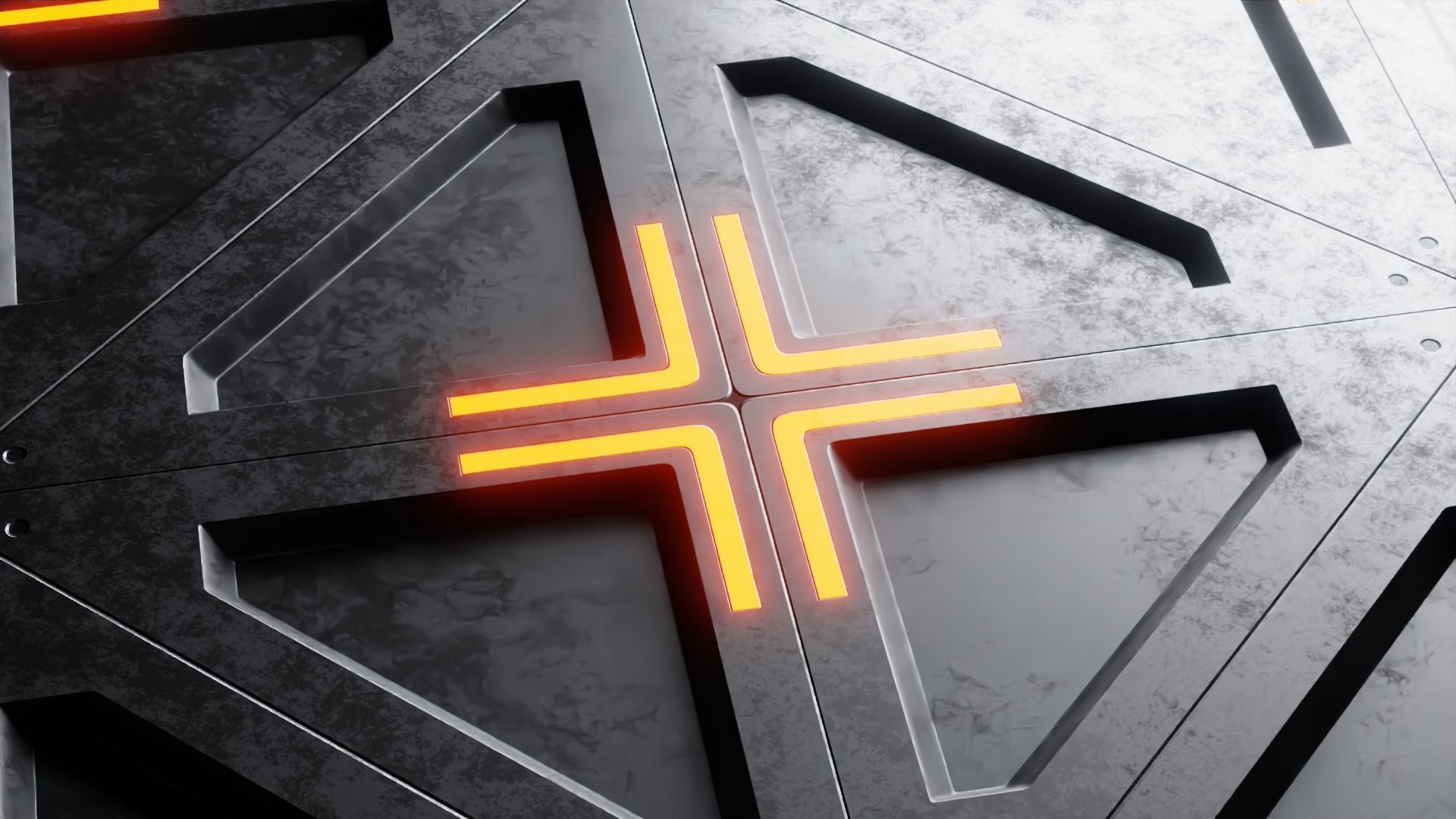 40 Simple Procedural Sci-Fi Shaders Pack - 1 3D model_2