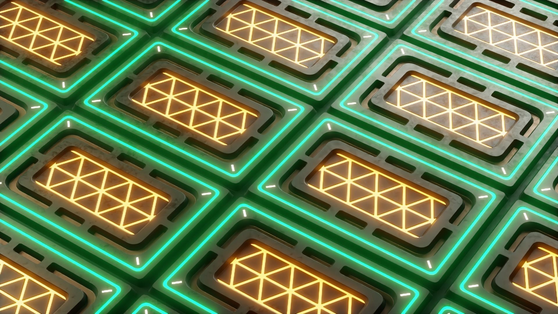 40 Simple Procedural Sci-Fi Shaders Pack - 1 3D model_37