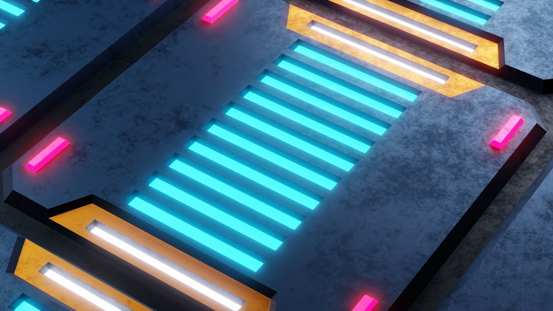 40 Simple Procedural Sci-Fi Shaders Pack - 1 3D model_20