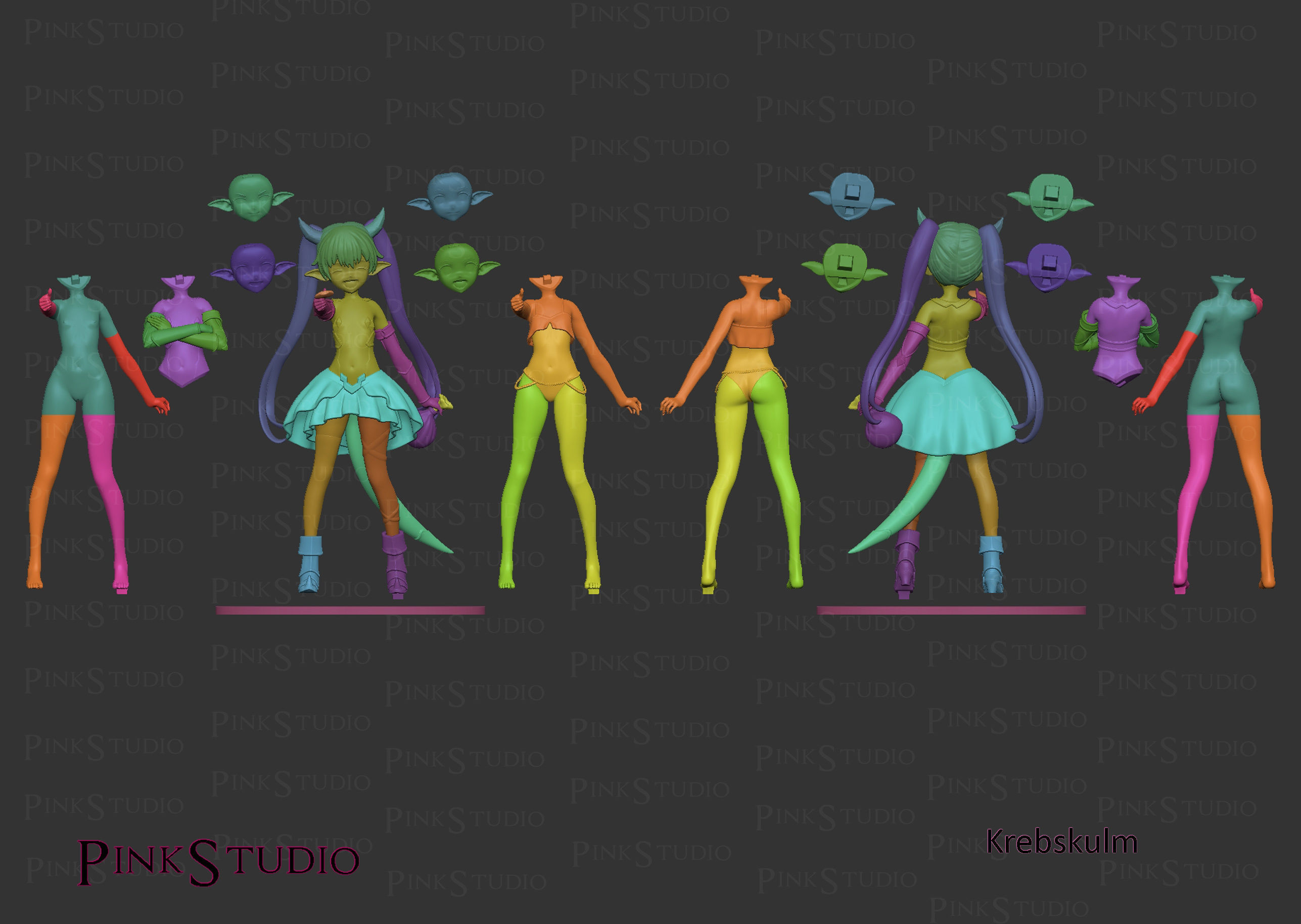 How Not to Summon a Demon Lord - Krebsculm 3D print model_21