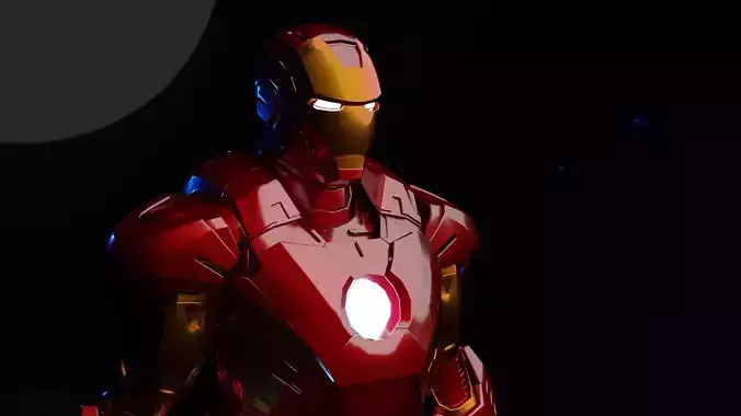 IRONMAN DETAILED 3D MODEL MARK VII