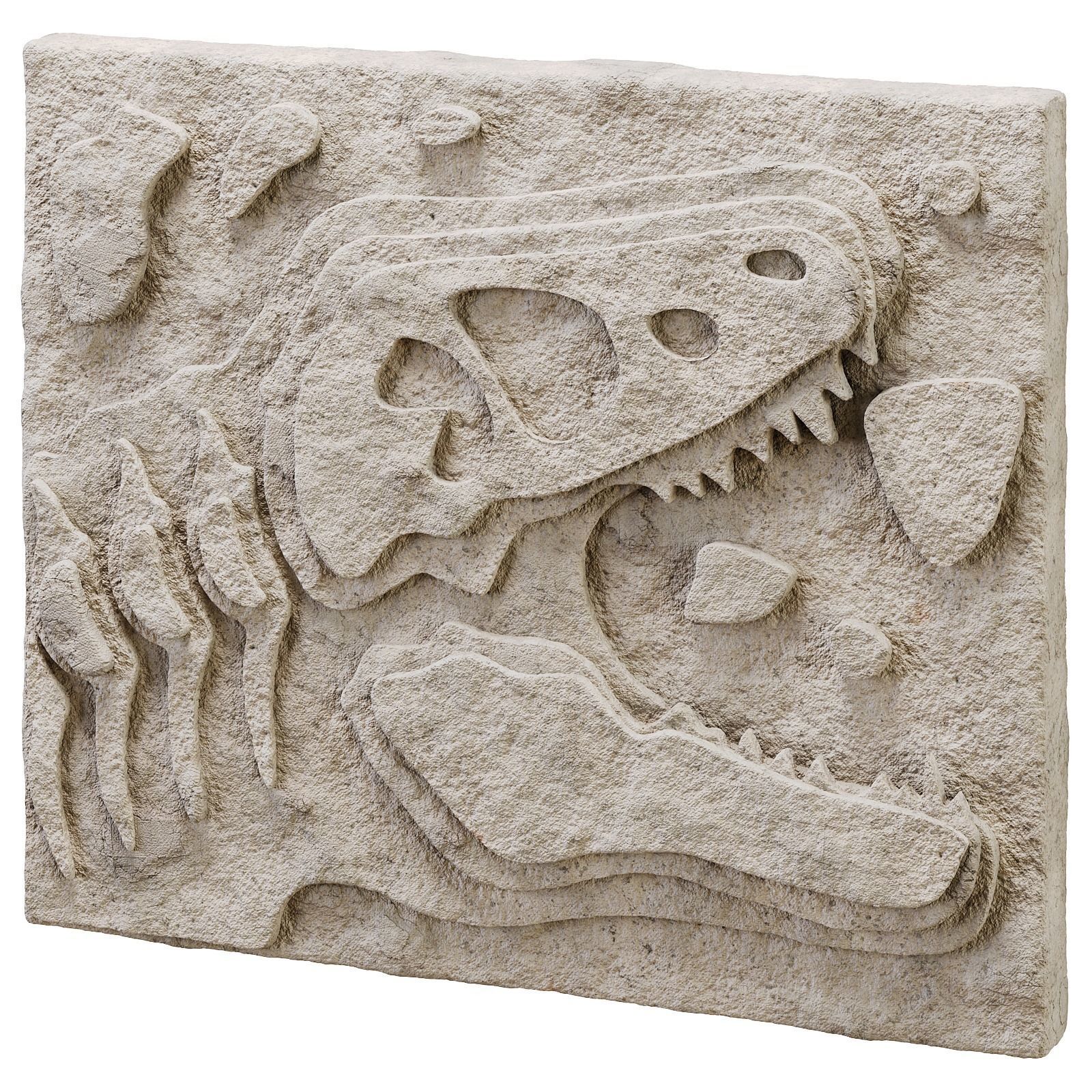 DIY Fossil Art Collection 3D model_1
