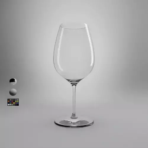 Cabernet Wine Glass 3D model
