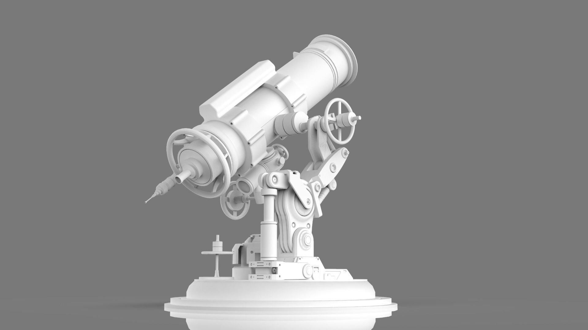 Astronomical Telescope Pack 4 In 1 - Untextured 3D model_24