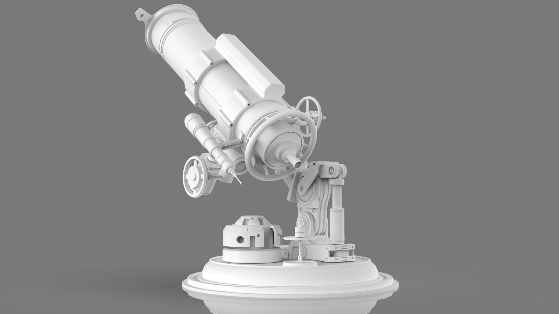 Astronomical Telescope Pack 4 In 1 - Untextured 3D model_26