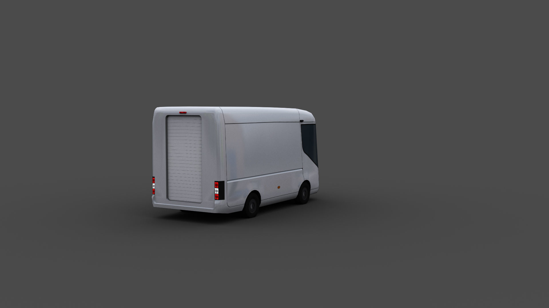 Arrival Electric Delivery Van Low-poly 3D model_7