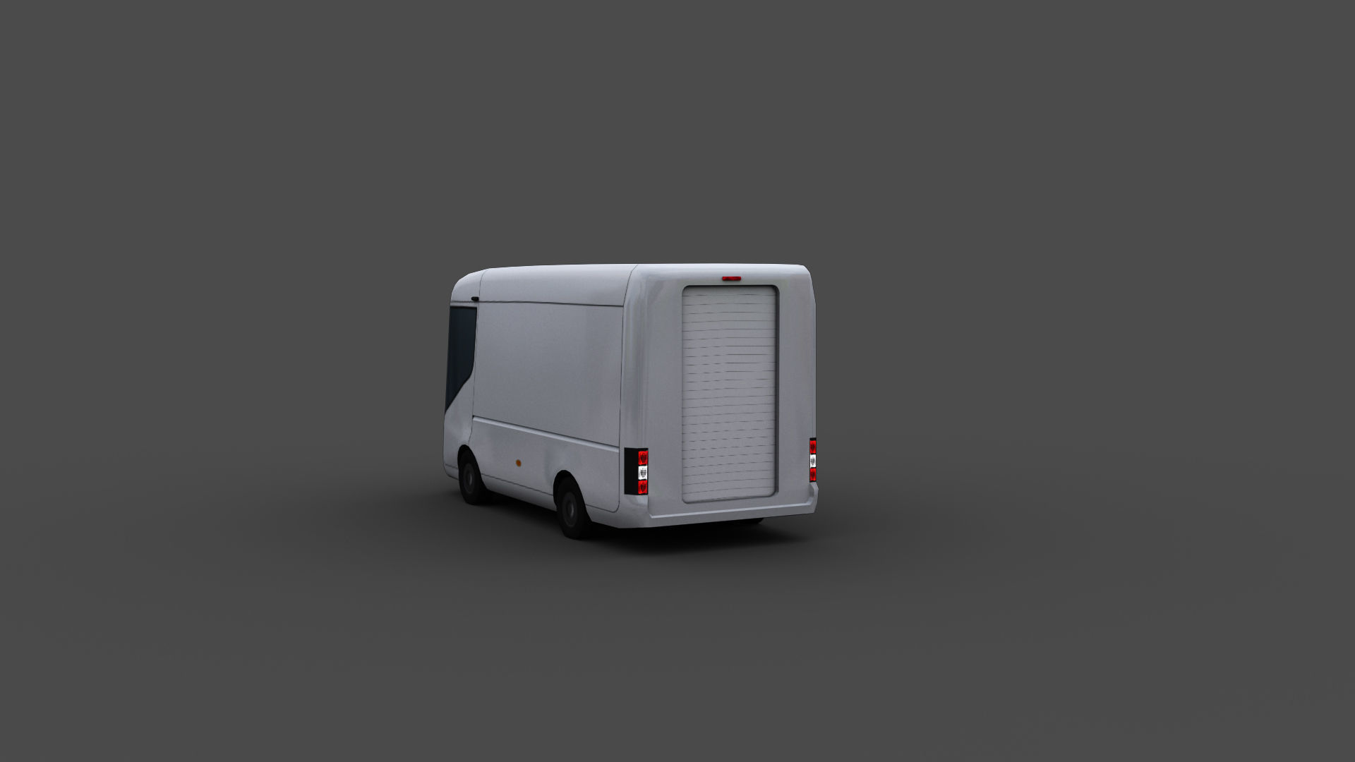Arrival Electric Delivery Van Low-poly 3D model_9