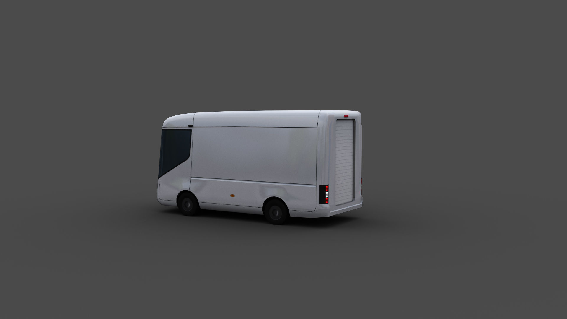 Arrival Electric Delivery Van Low-poly 3D model_10