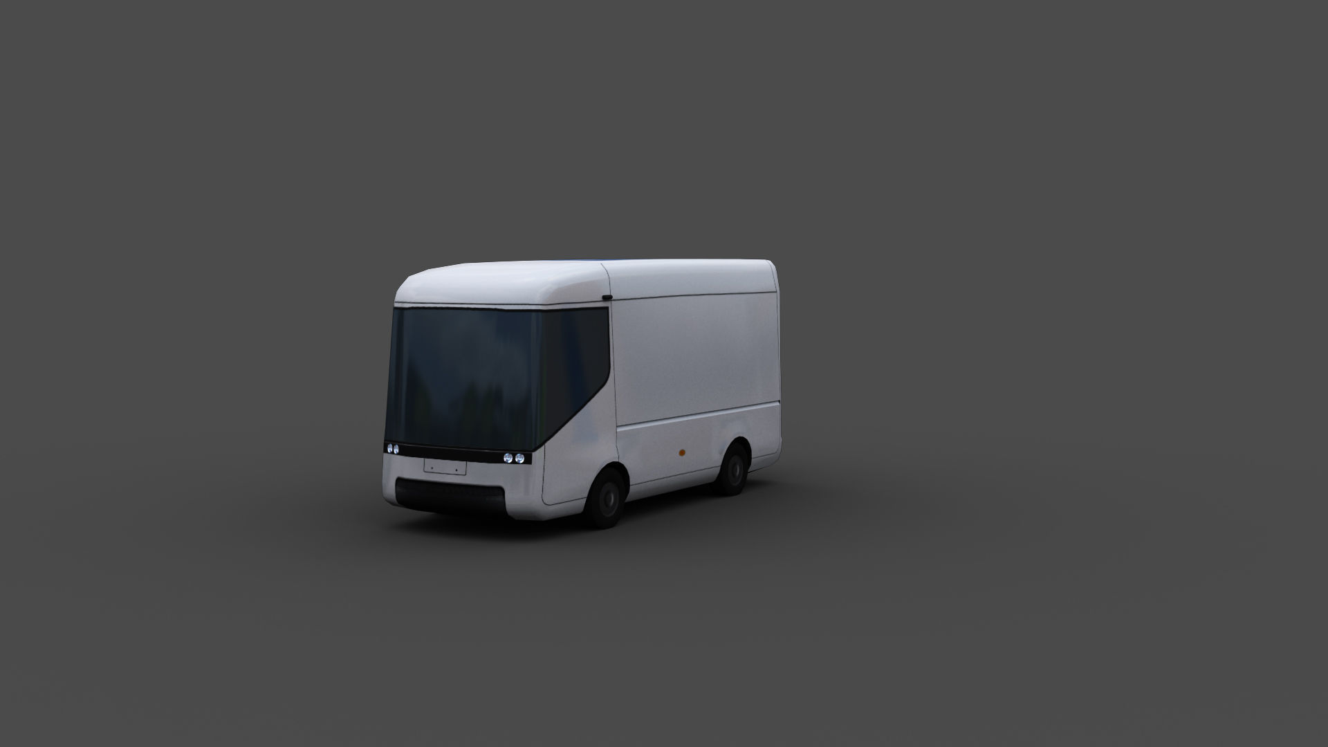 Arrival Electric Delivery Van Low-poly 3D model_13