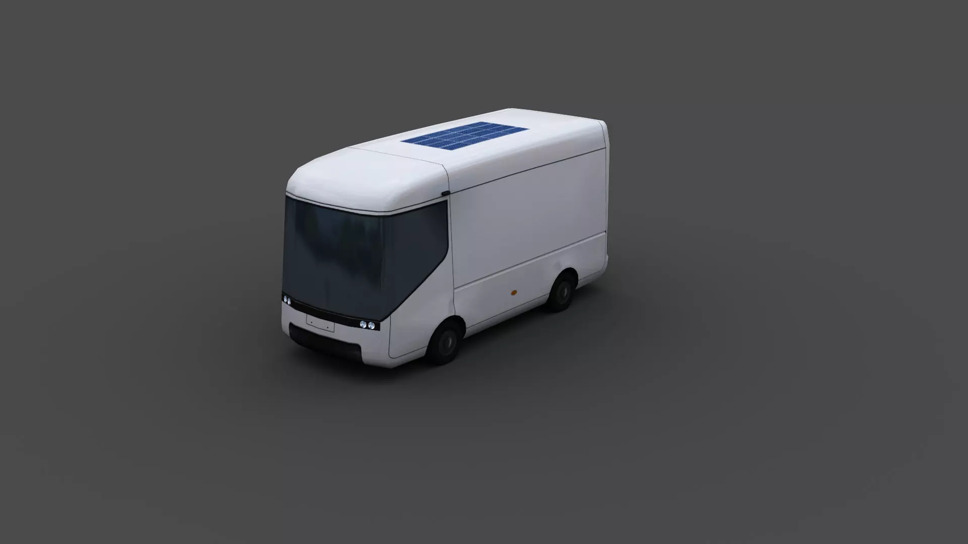 Arrival Electric Delivery Van Low-poly 3D model_0