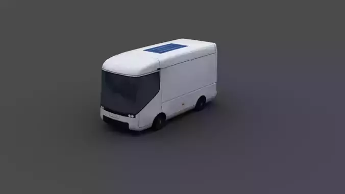 Arrival Electric Delivery Van Low-poly 3D model