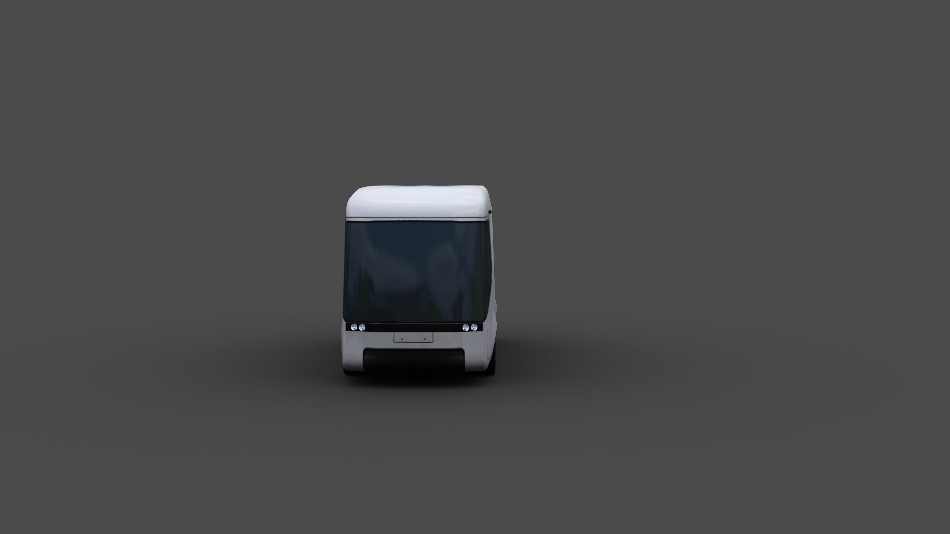 Arrival Electric Delivery Van Low-poly 3D model_2
