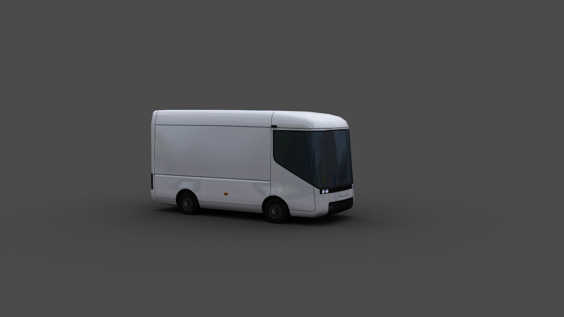 Arrival Electric Delivery Van Low-poly 3D model_4