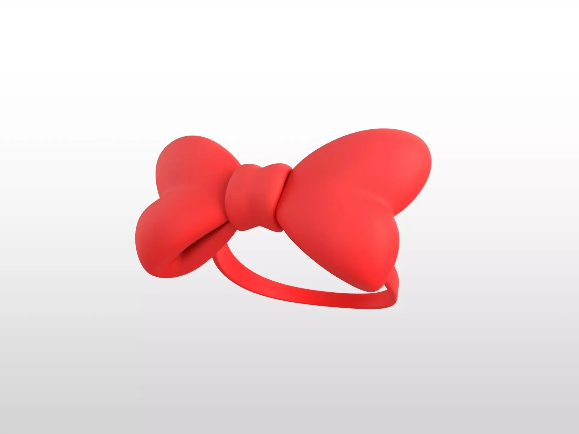 Headband030 Big Bow Headband 3D model