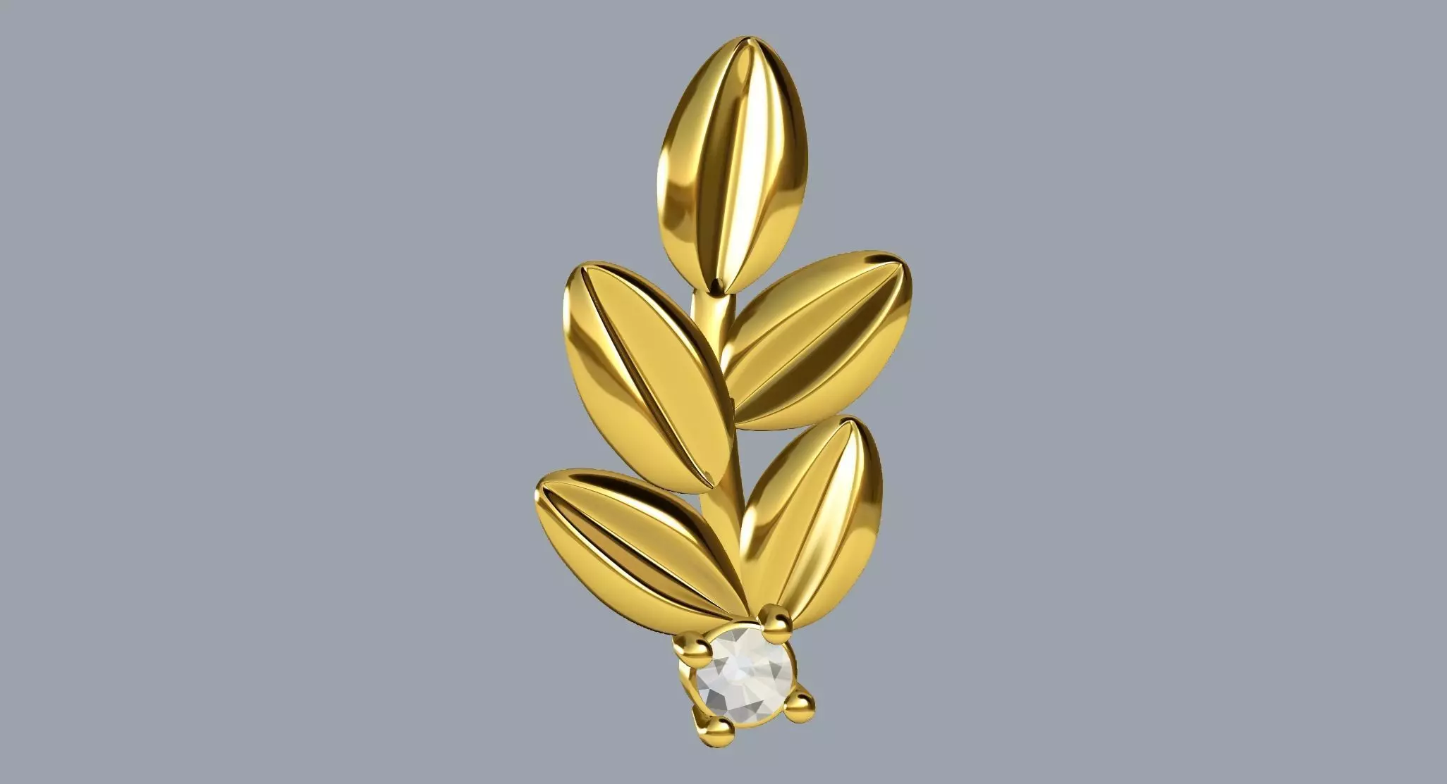 jewelry leaf Free 3D print model