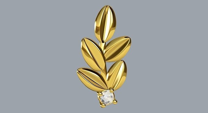 jewelry leaf Free 3D print model