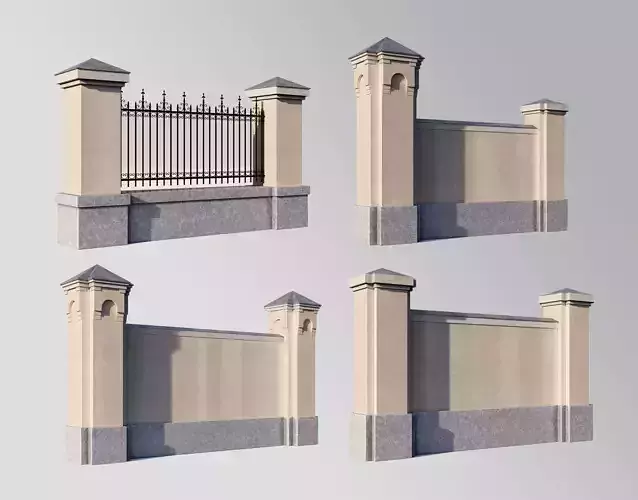 lassic fence PIERS FOR GATES