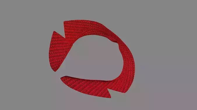 Dress collars scarves and necklaces decorated 3d models