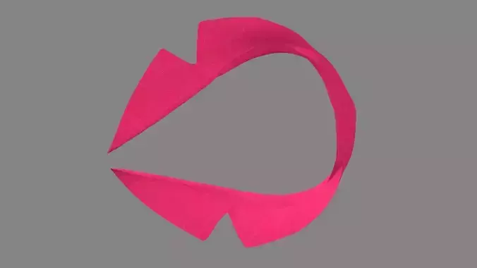 Dress collars scarves and necklaces decorated 3d models