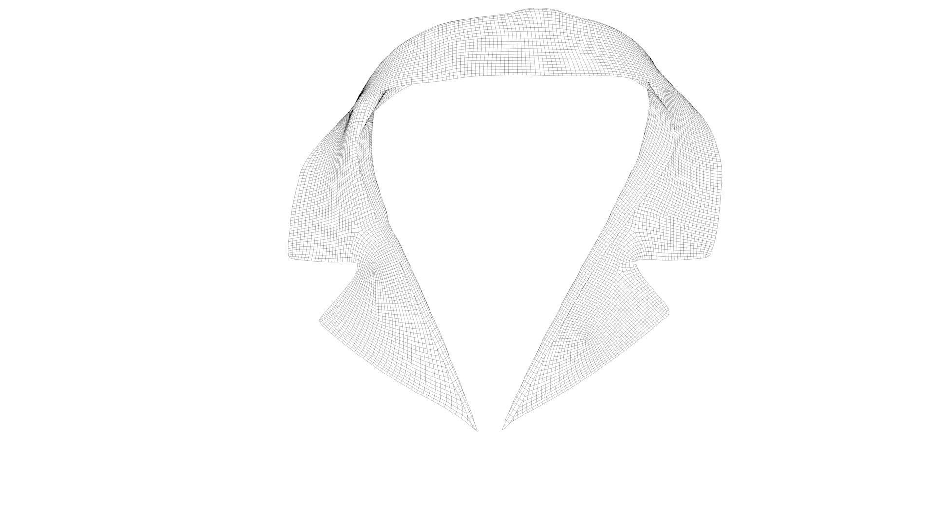 Dress collars scarves and necklaces decorated 3d models 3D model_1