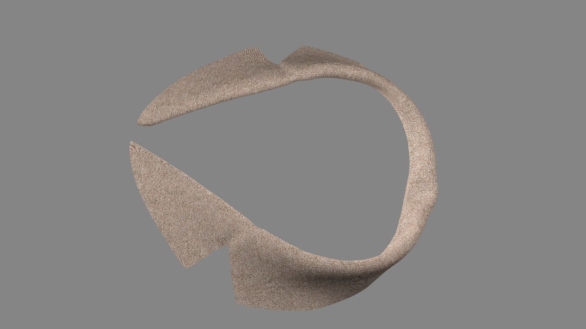 Dress collars scarves and necklaces decorated 3d models 3D model_3