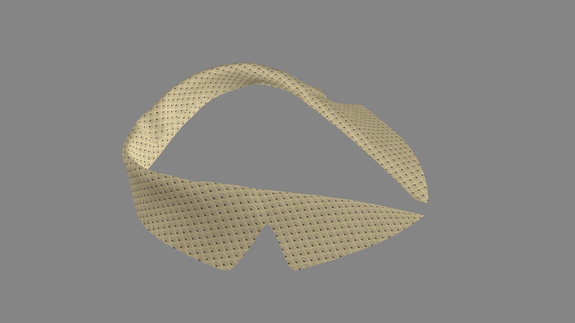 Dress collars scarves and necklaces decorated 3d models 3D model_5