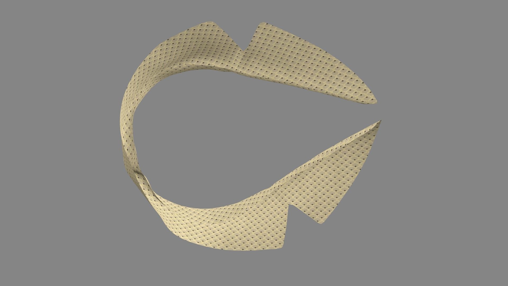 Dress collars scarves and necklaces decorated 3d models 3D model_6