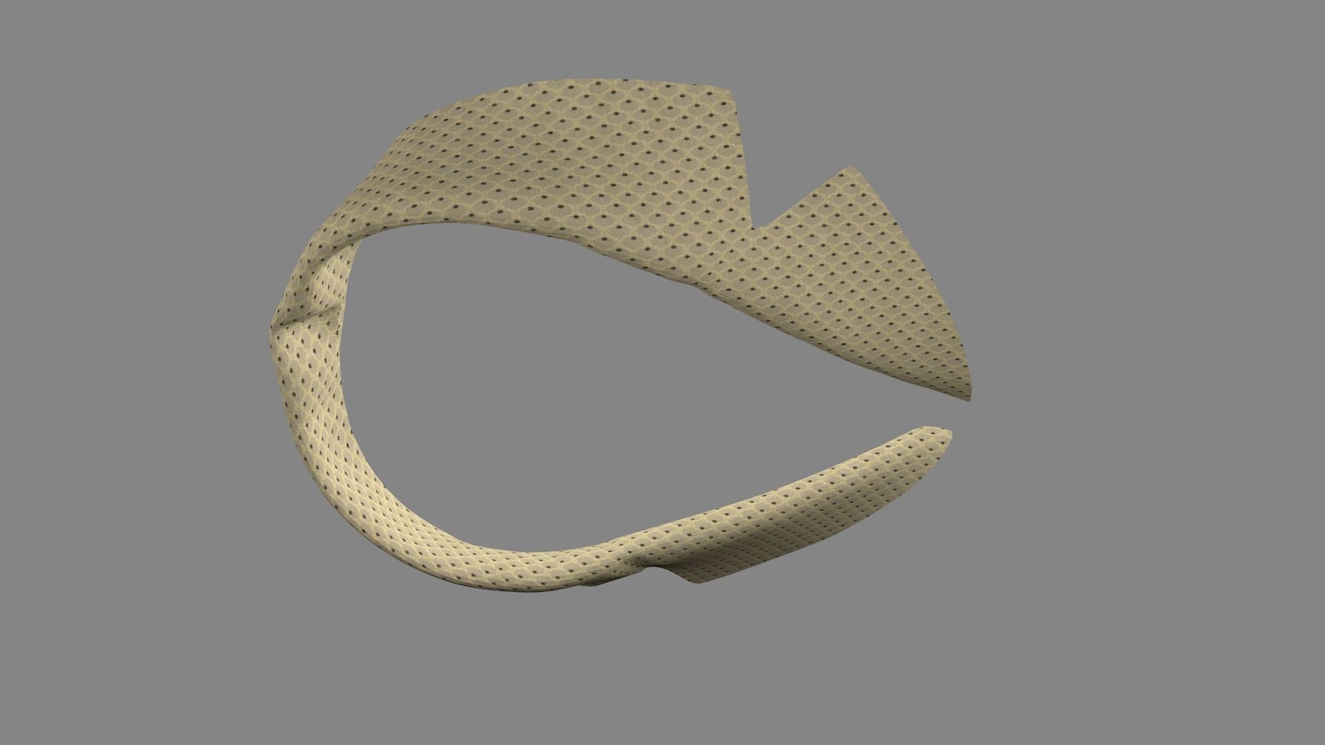 Dress collars scarves and necklaces decorated 3d models 3D model_4