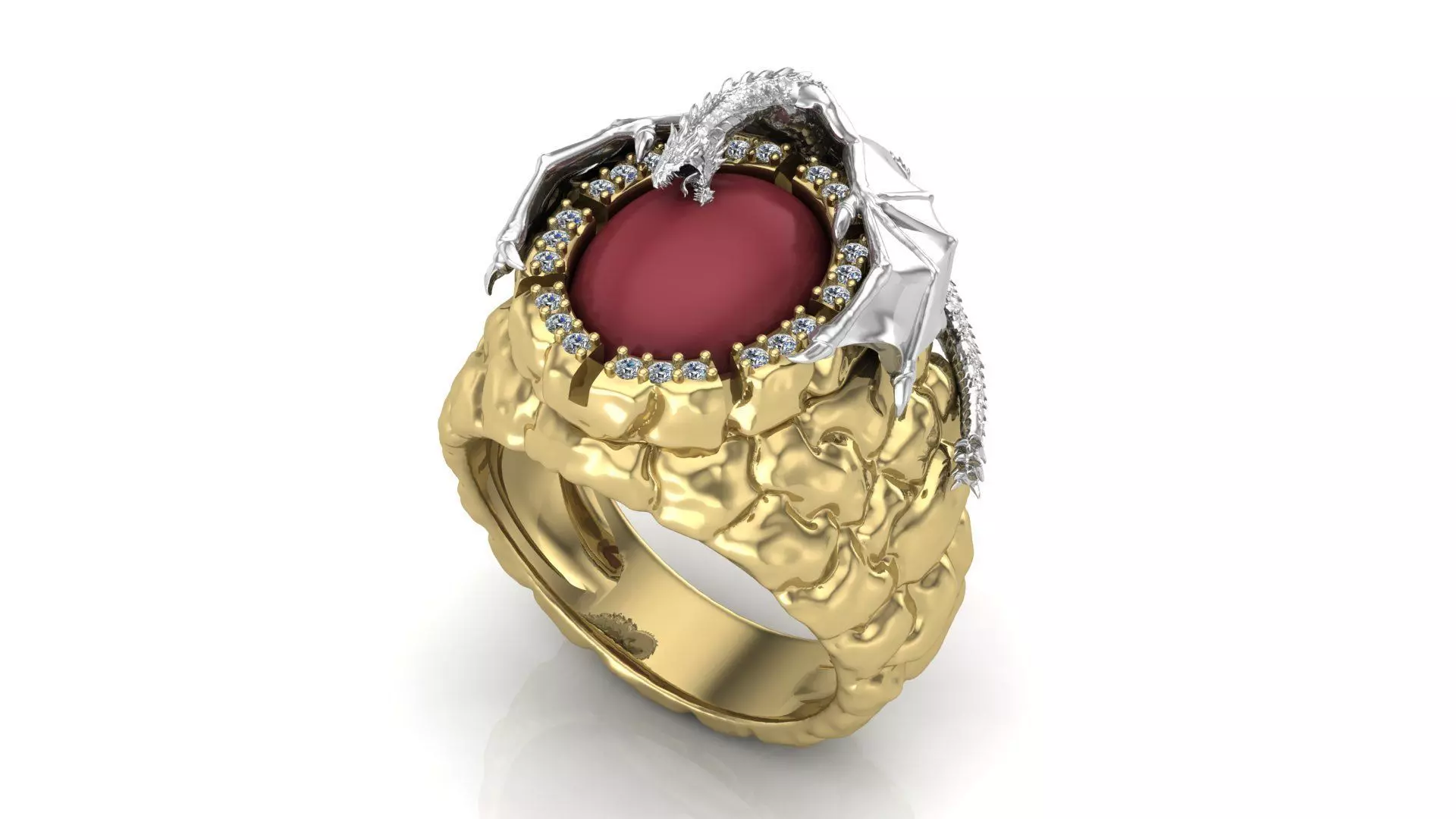 Dragon Ring 3D print model