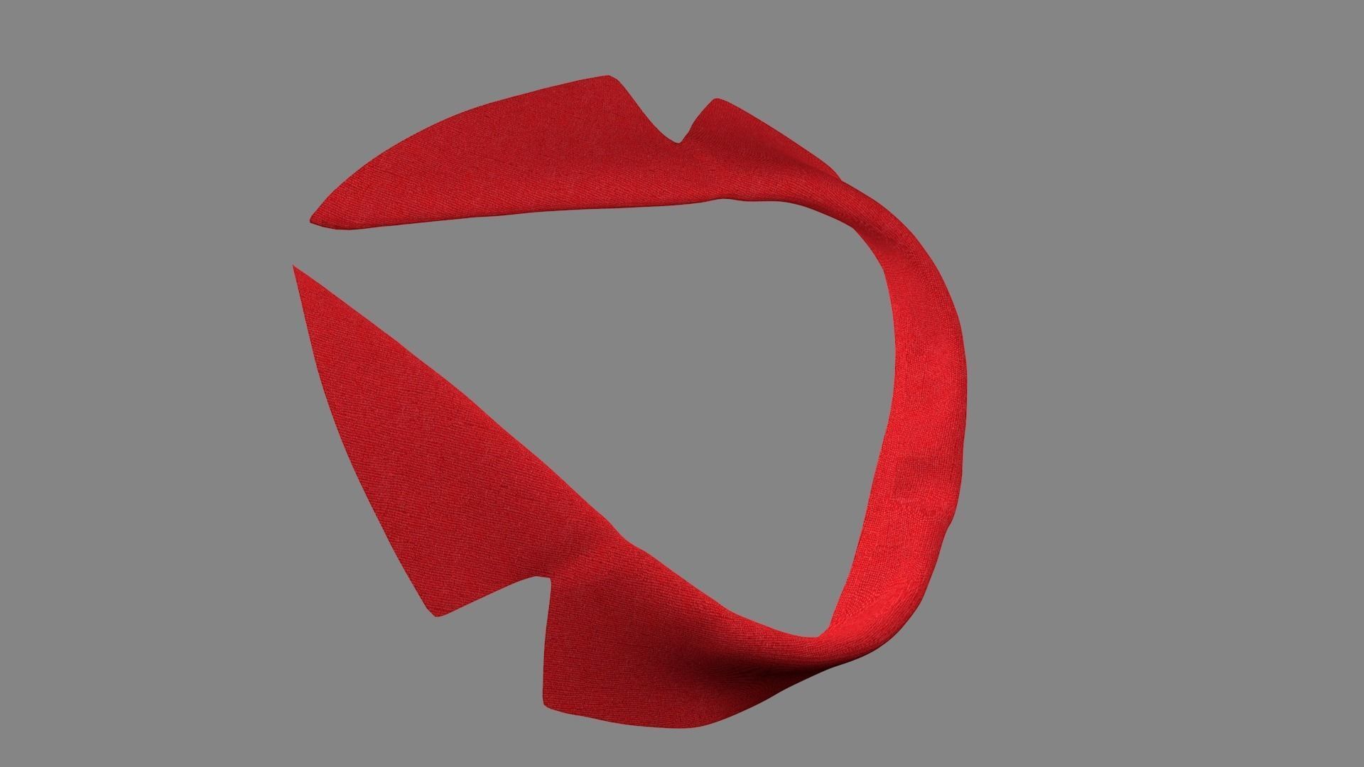 Dress collars scarves and necklaces decorated 3d models 3D model_3