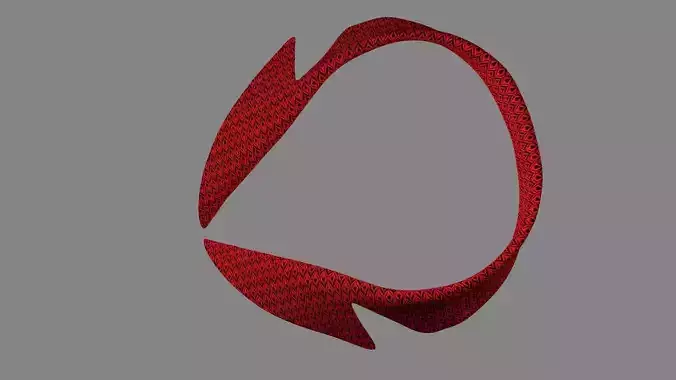 Dress collars scarves and necklaces decorated 3d models