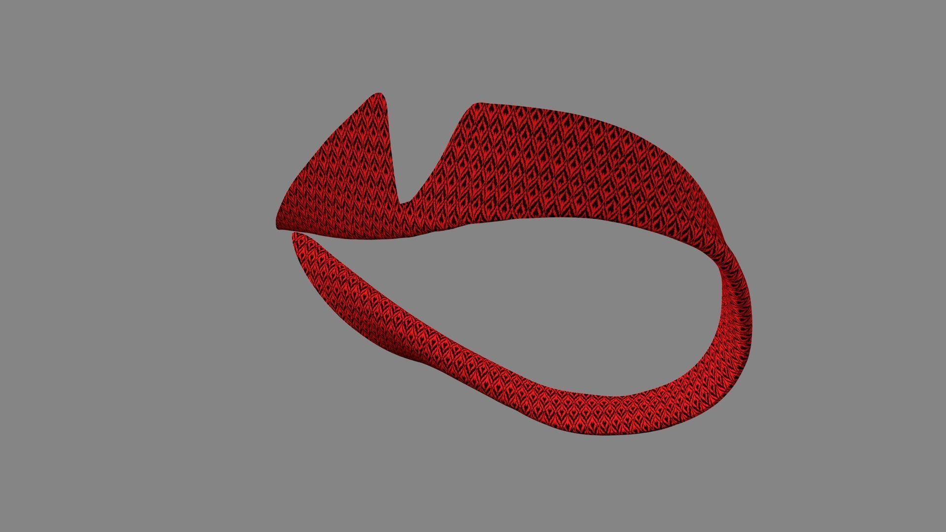 Dress collars scarves and necklaces decorated 3d models 3D model_3