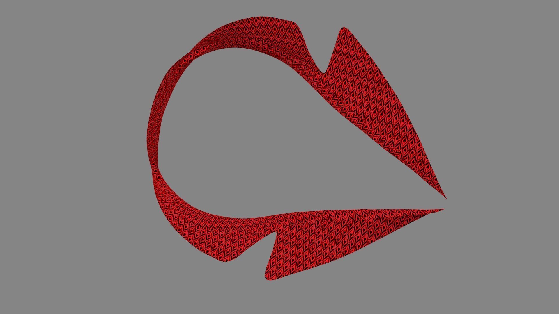 Dress collars scarves and necklaces decorated 3d models 3D model_6