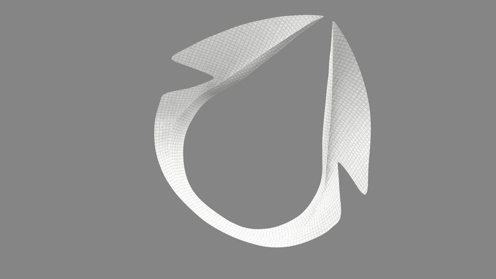 Dress collars scarves and necklaces decorated 3d models 3D model_3